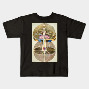 High Resolution Hilma af Klint The Tree Of Knowledge No 1 Series W 1915 Kids T-Shirt